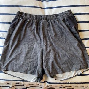 lululemon surge shorts 6” - size L